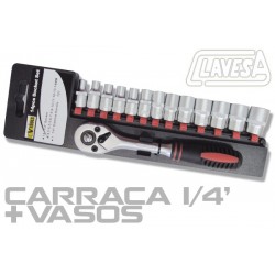 LLAVE CARRACA (72D) + VASOS