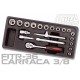 CARRACA 3/8' CON ACCESORIOS (F1TR-36)