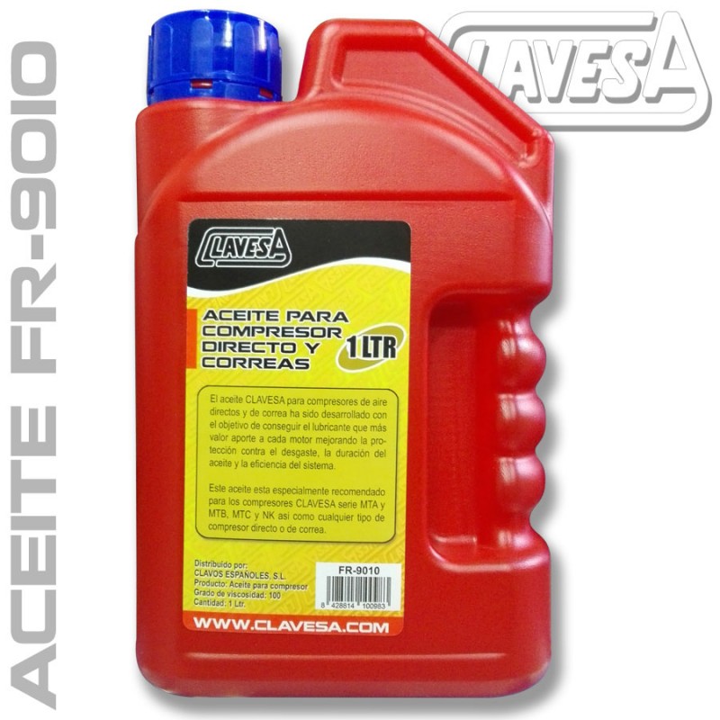 ACEITE PARA COMPRESOR 1 LTR - Clavesa