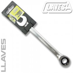 LLAVE COMBINADA CON CARRACA FIJA (72D)