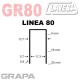 GRAPA LINEA 80