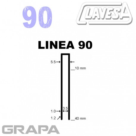 GRAPA MEDIA SERIE 90 CLAVESA ATK