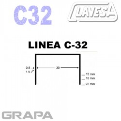 GRAPA LINEA C32 (CARTON)