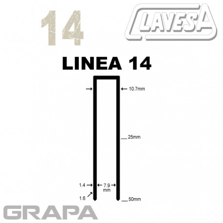 GRAPA LINEA 14 CLAVESA ATK