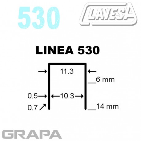 GRAPA MANUAL 530 CLAVESA