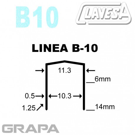 GRAPA B10 CLAVESA B-10