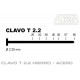 CLAVO T PROFESIONAL CLAVESA ATK