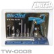 TW-0008 kit pistola de soplar profesional aluminio