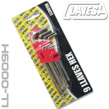 LL-0009 H llaves L hexagonales clavesa profesional