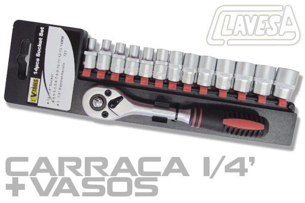 KIT LLAVE CARRACA + VASOS