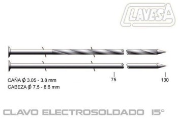 CLAVADORA BOBINA 130mm