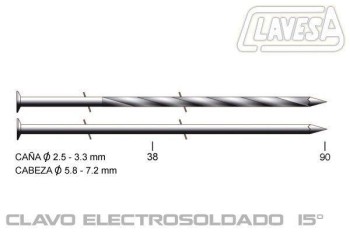 CLAVADORA BOBINA 90mm