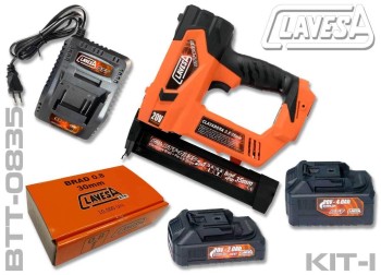 KIT CLAVADORA BTT-0835 CON CARGADOR Y BATERIAS