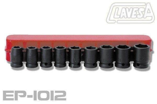 JUEGO DE VASOS PARA LLAVE DE IMPACTO 1/2'.