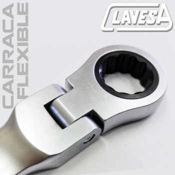 LLAVES COMBINADA CON CARRACA ARTICULADA