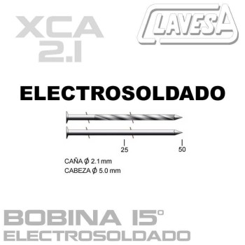 CLAVO ELECTROSOLDADO 15º (D:2,1 mm)