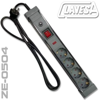 REGLETAS CON INTERRUPTOR Y PROTECCIÓN