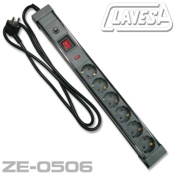 REGLETAS CON INTERRUPTOR Y PROTECCIÓN
